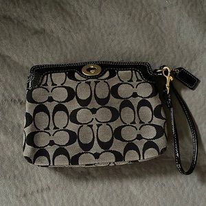 Authentic used Coach wristlet
